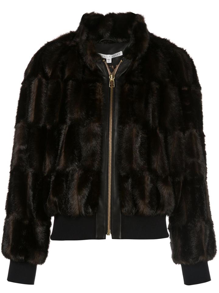 Veronica Beard Bellfire Bomber Jacket - Brown