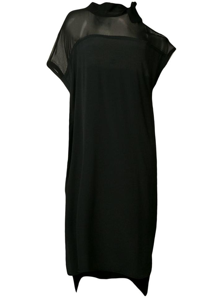 8pm Cold Shoulder Shift Dress - Black