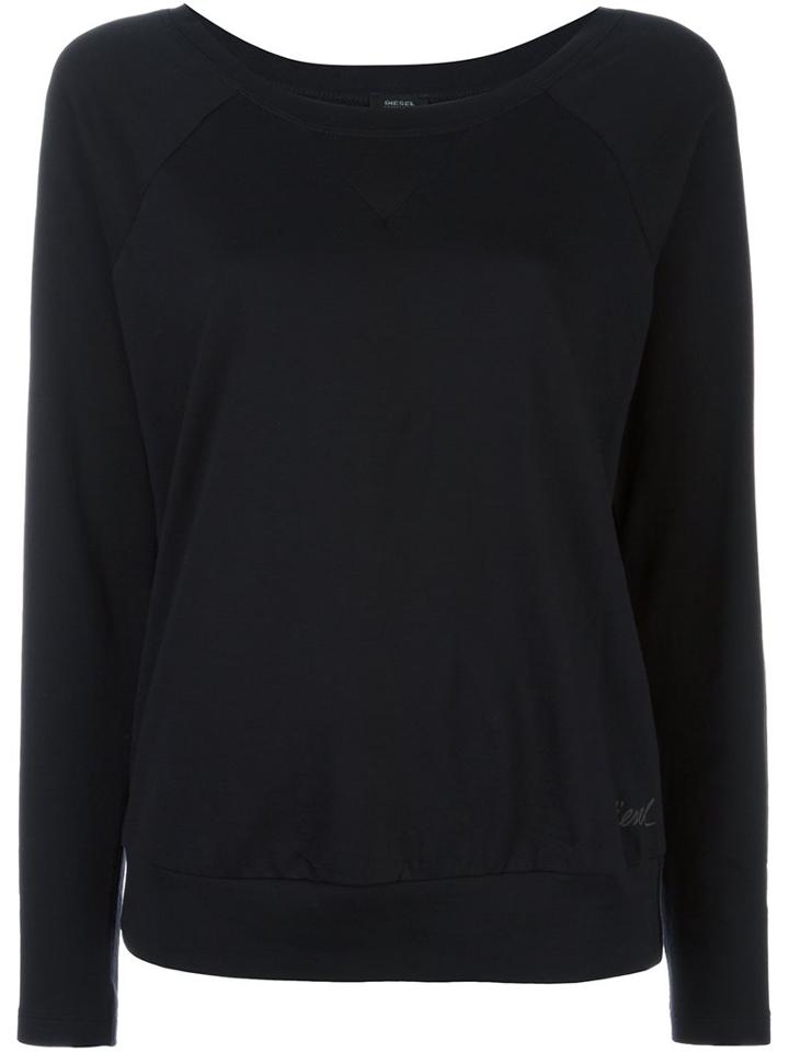 Diesel Raglan Jumper, Women's, Size: Xs, Black, Cotton
