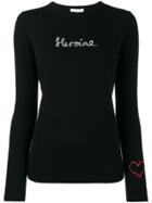 Bella Freud Heroine Knitted Jumper - Black