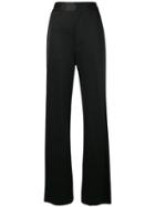 Mm6 Maison Margiela Tuxedo Band Trousers - Black