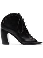 Ann Demeulemeester 70 Lace Up Boots - Black