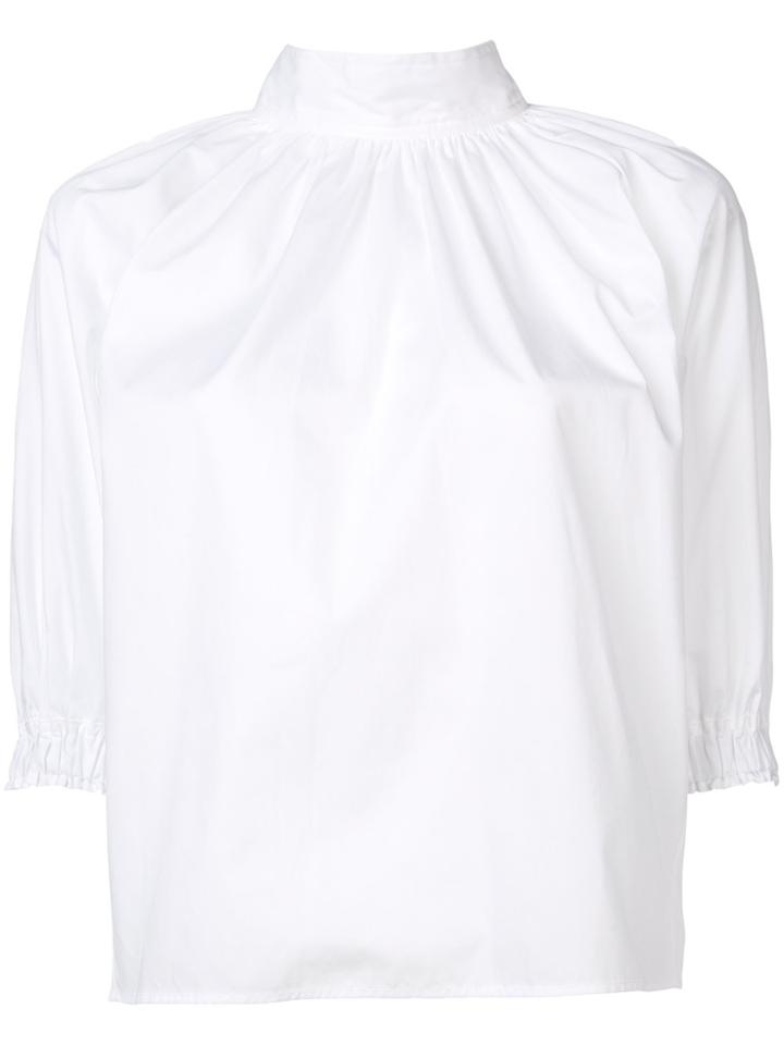 Rosetta Getty Balloon Blouse - White