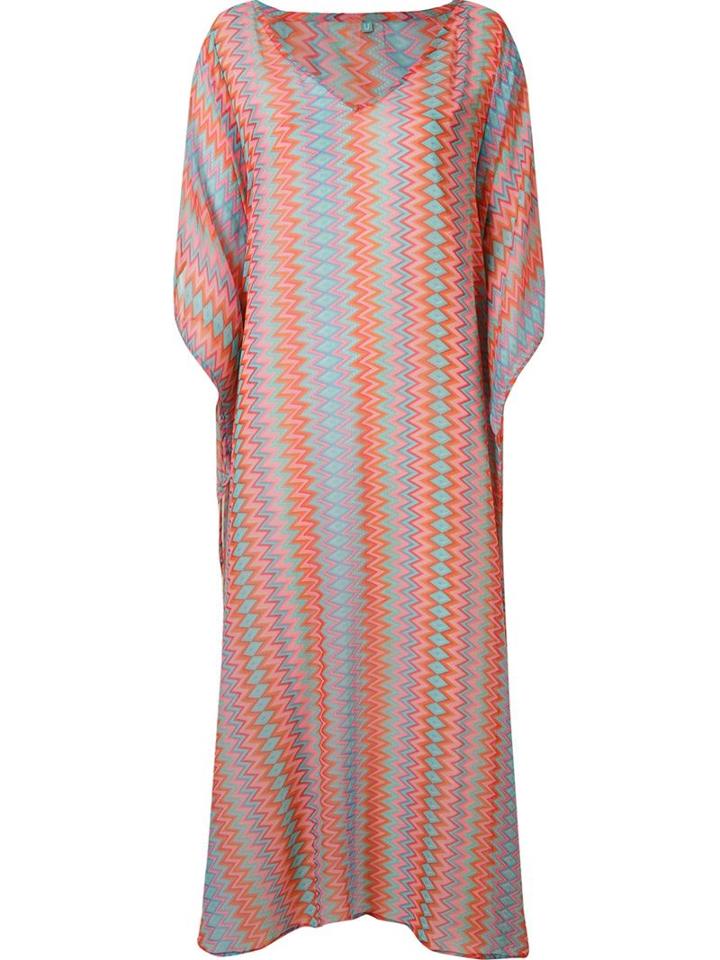Sub Zig Zag Pattern Long Kaftan