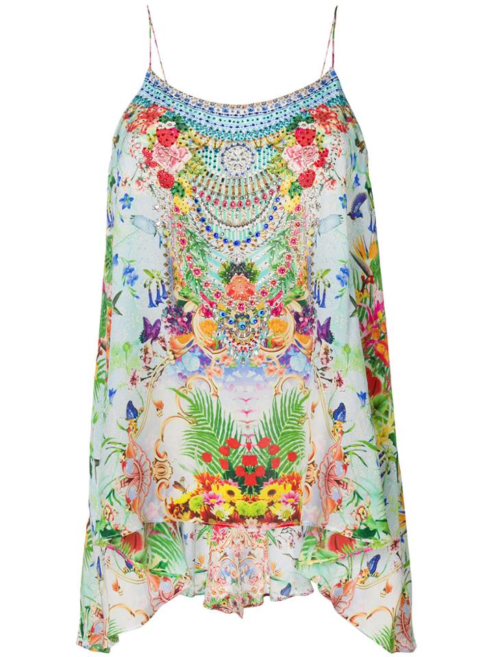 Camilla Floral Print Top - Multicolour