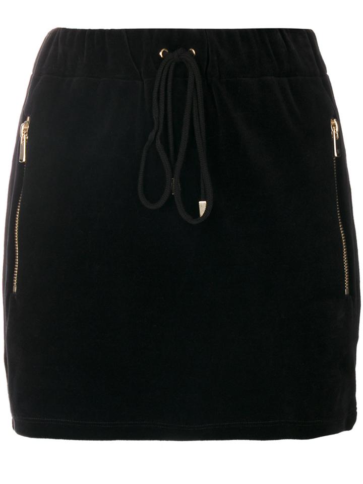 Alexandre Vauthier Side Zip Pocket Mini Skirt - Black