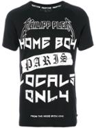 Philipp Plein - Slogan Printed T-shirt - Men - Cotton - L, Black, Cotton