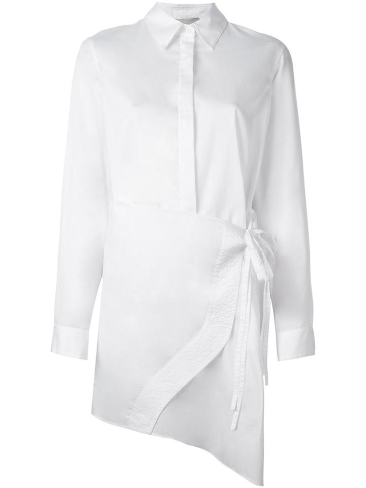3.1 Phillip Lim Apron Shirt, Women's, Size: 4, White, Cotton