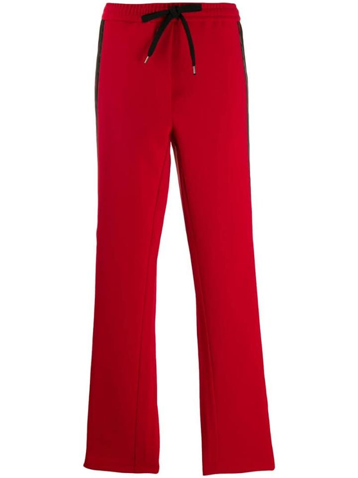 Nº21 Side Stripe Track Pants - Red