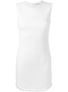Givenchy Pearl Trim Shift Dress, Women's, Size: 38, White, Viscose/spandex/elastane/acetate/acrylic