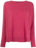 Incentive! Cashmere Drop Shoulder Jumper - Pink