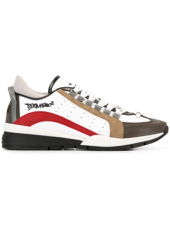 Dsquared2 '551' Sneakers, Men's, Size: 39, Grey, Leather/suede/rubber