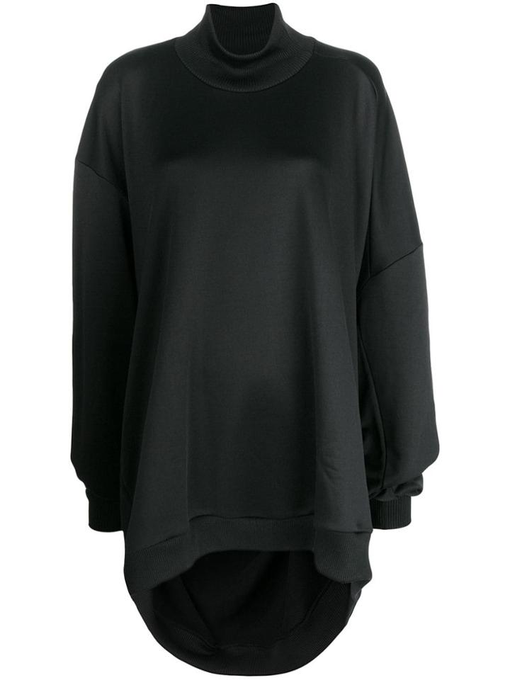 Marques'almeida High Neck Jersey Sweater - Black