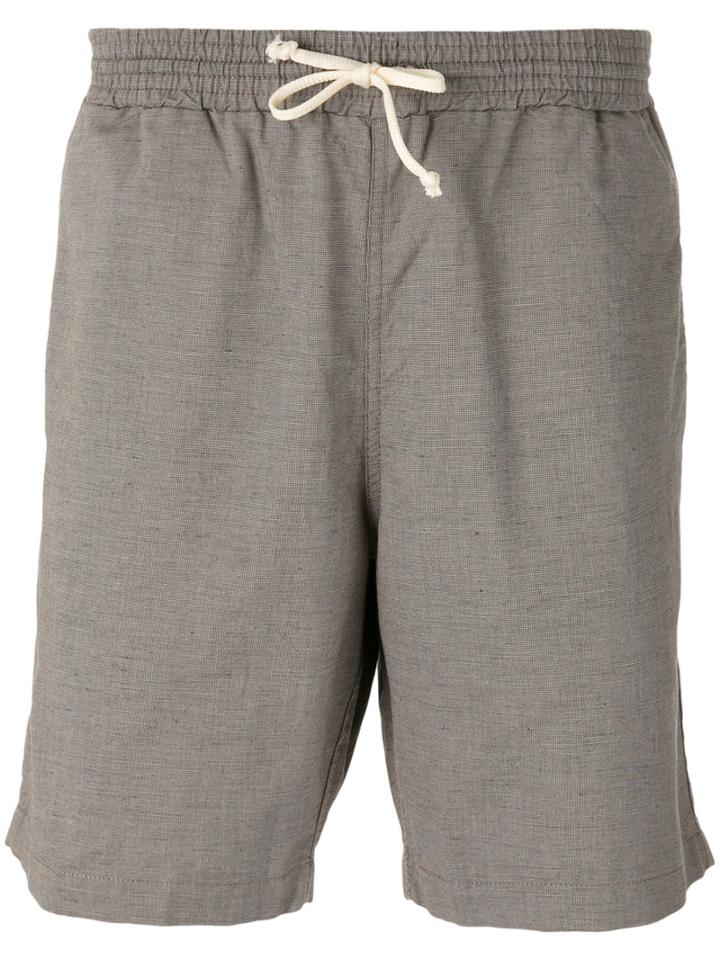 Universal Works Beach Shorts, Men's, Size: Medium, Nude/neutrals, Cotton/linen/flax