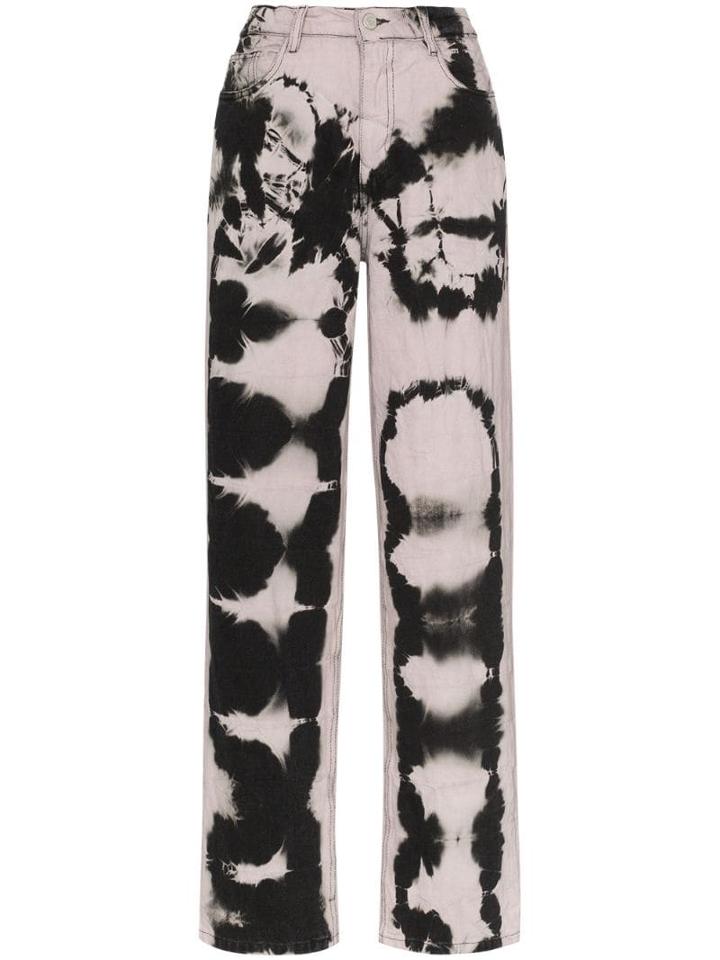 Ashley Williams High Waist Tie-dye Boyfriend Jeans - 108 -
