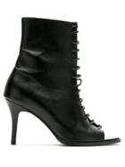 Reinaldo Lourenço Calf-lenght Lace-up Boots - Black