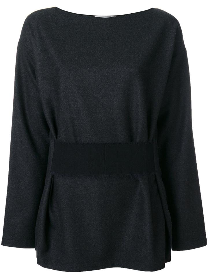 Jil Sander Waistband Top - Grey