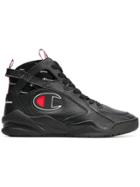 Champion Hi-top Lace-up Sneakers - Black