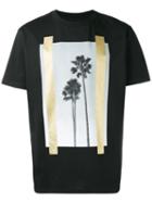 Palm Angels Palm Trees Print T-shirt, Men's, Size: Medium, Black, Cotton