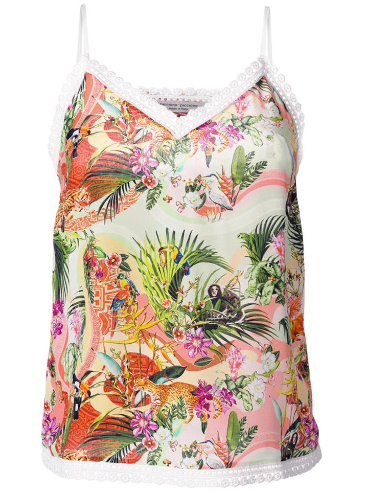 Piccione. Piccione Tropical Print Cami Top - Multicolour