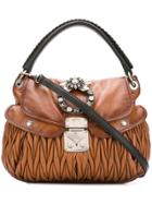 Miu Miu Miu Miu 5bc036vojo2b4k F0046 Leather - Brown
