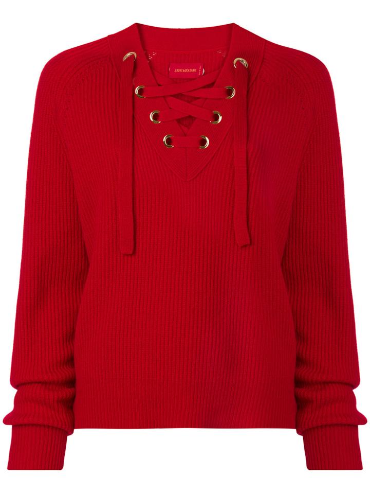 Zadig & Voltaire Kassy Jumper - Red