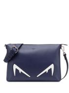 Fendi Diabolic Eyes Messenger Bag - Blue