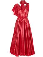 Calvin Klein 205w39nyc Neck Tie Flared Dress
