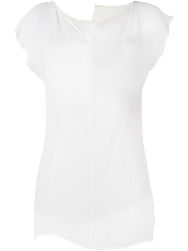 Yohji Yamamoto Vintage Sheer Short Sleeve Top