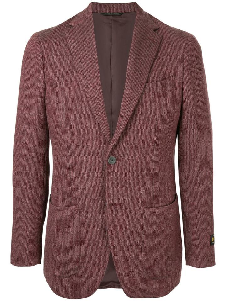 D'urban Knit Formal Blazer - Red