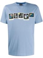 Ps Paul Smith Polaroid Print T-shirt - Blue