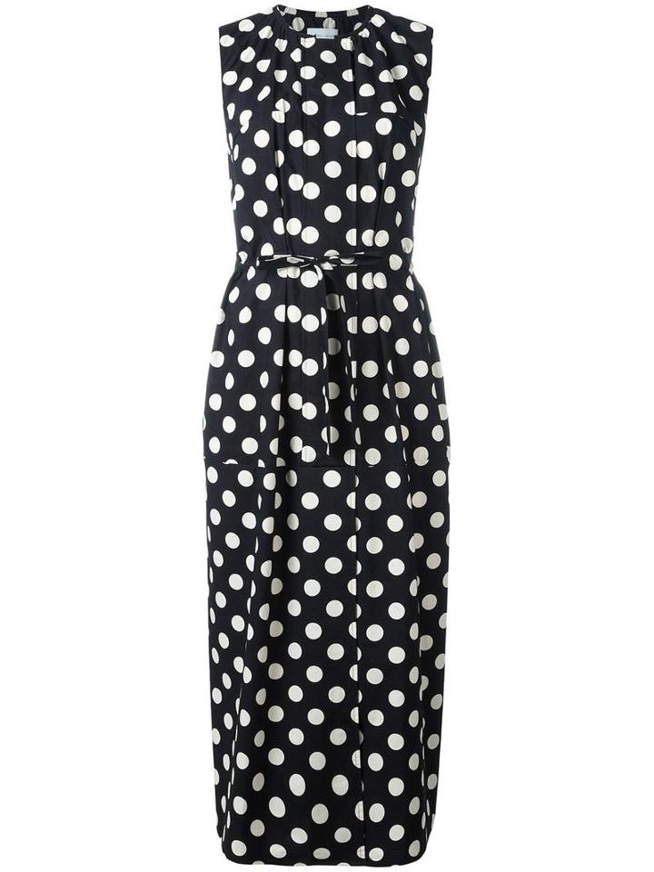 Christian Wijnants 'dile' Polka Dots Dress, Women's, Size: 38, Black, Cotton