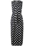 Christian Wijnants 'dile' Polka Dots Dress, Women's, Size: 38, Black, Cotton