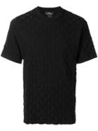 Stone Island Shadow Project Woven Check T-shirt - Black
