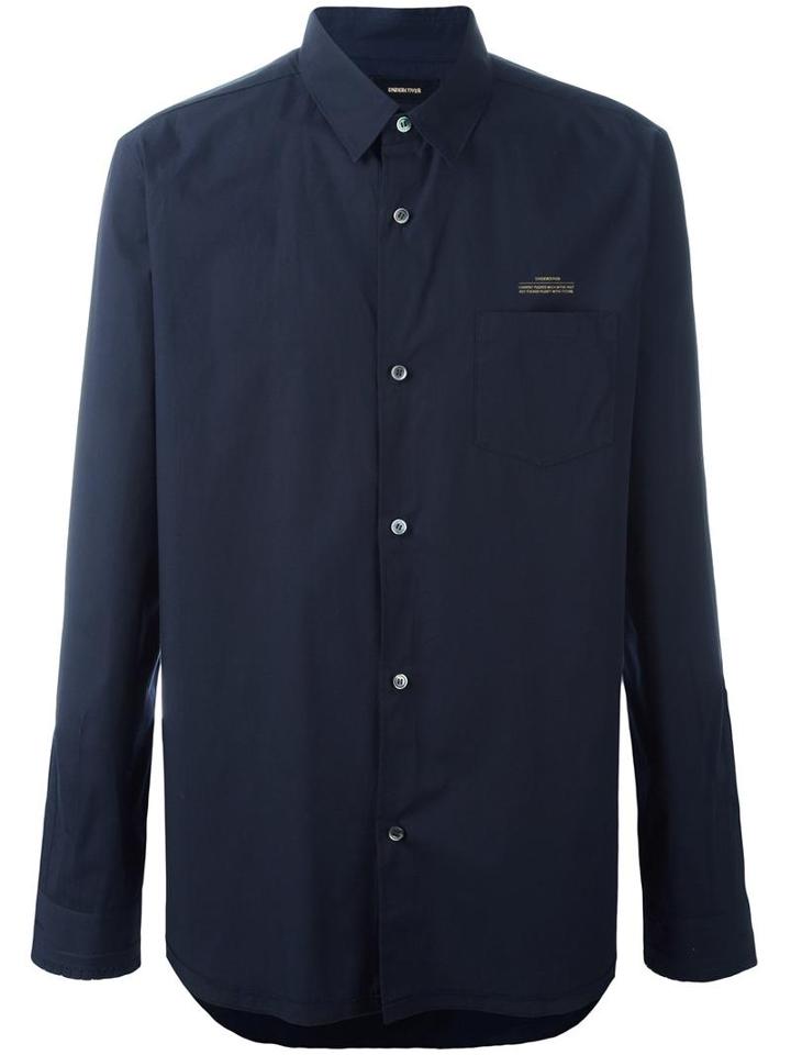 Undercover Classic Shirt, Men's, Size: 3, Blue, Cotton