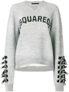 Dsquared2 Belt Embellished Sweatshirt - Grey