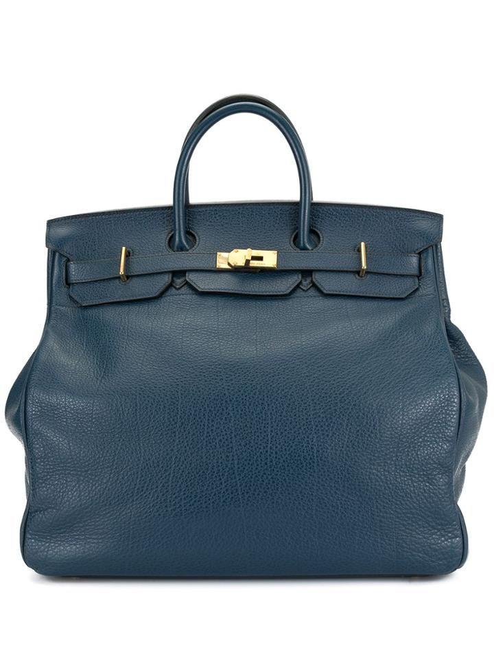 Hermès Pre-owned Haut A Courroies 45 Tote - Blue