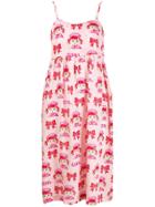 Comme Des Garçons Girl Girl Print Dress - Pink