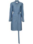 Strateas Carlucci Hybrid Striped Shirt Dress - Blue