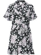 Cinq A Sept Floral Print Shirt Dress - Black