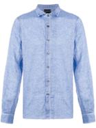 Emporio Armani Double-collar Shirt - Blue