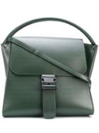 Zucca Broad Handle Tote Bag - Green