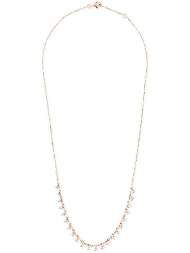 Stone 'infinity' Diamond Necklace