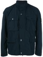 Stone Island Military Jacket, Men's, Size: Xl, Blue, Polyester/polyamide
