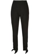 Carmen March Knotted Cuff Trousers - Black