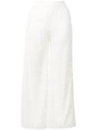 Missoni Cropped Palazzo Trousers - White