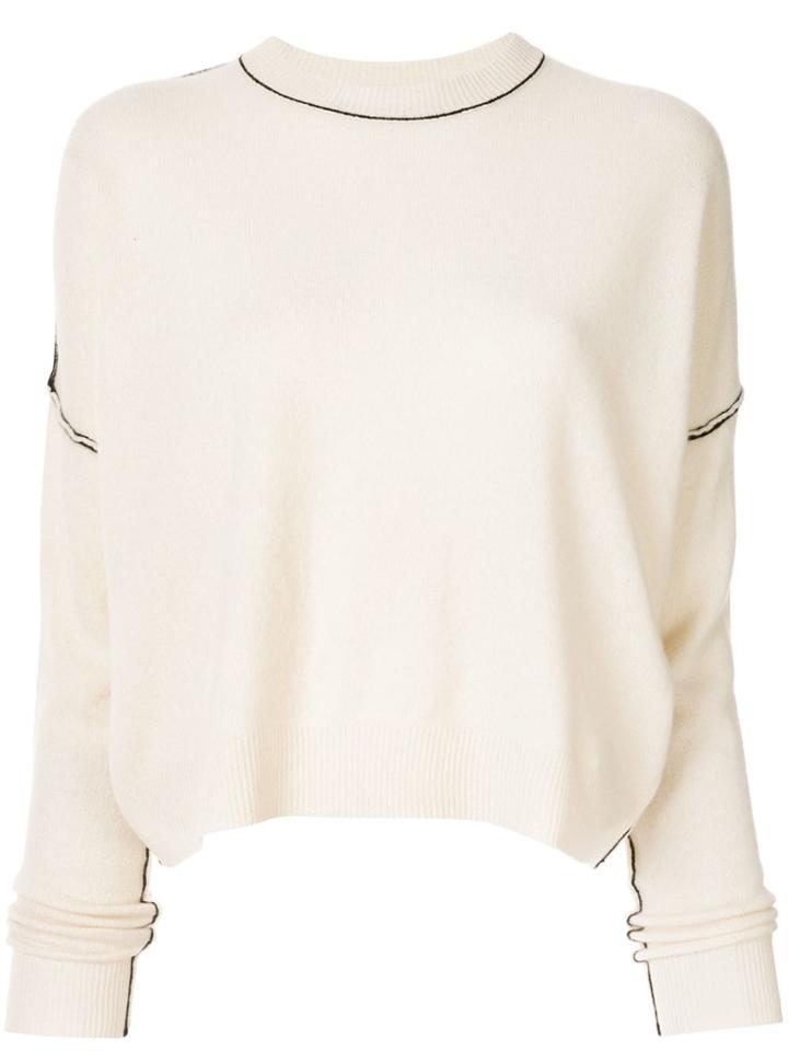Jac+ Jack Steely Jumper - White