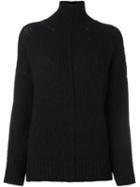 Forte Forte Turtleneck Jumper, Women's, Size: 2, Black, Polyamide/mohair/wool