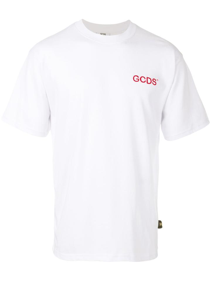 Gcds Logo Detail T-shirt - White