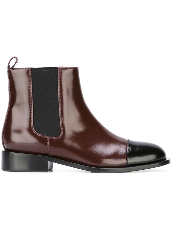 Marni Two Tone Chelsea Boots